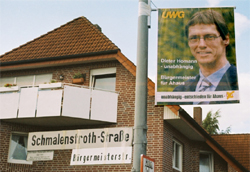 Dieter Homann in der Bürgermeisterstraße